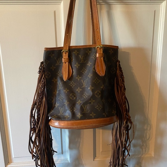 Vintage Boho Revamped Fringe Purse - Picture 5 of 5